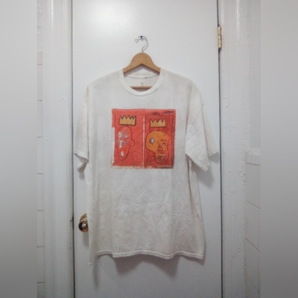 Jean Michel Basquiat Art Tie Dye Tshirt Sz XLarge